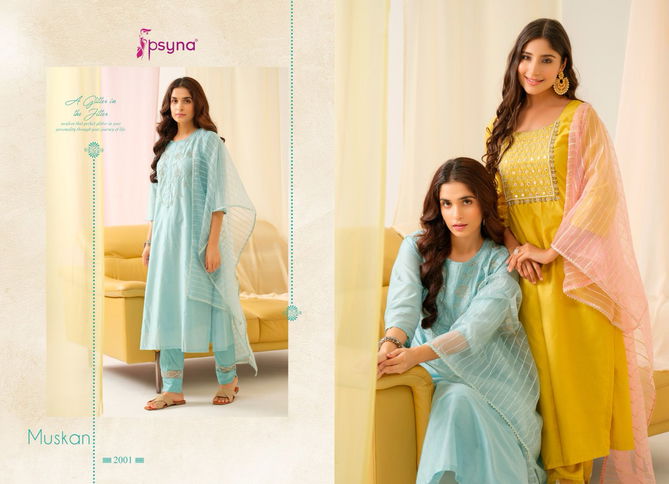 Muskan 2 By Psyna Viscose Designer Kurti With Bottom Dupatta Wholesale Market Surat
